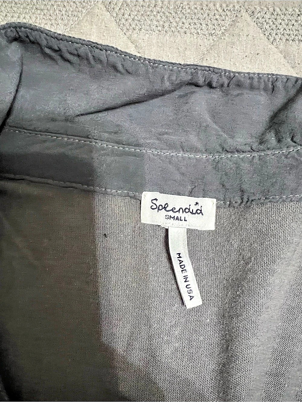 Splendid Gray Utility Tunic Size Small - Picture 2 of 2